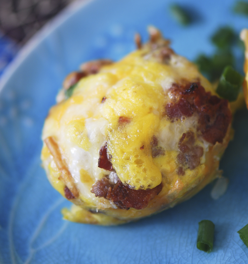 Breakfast Cupcakes with Hash Browns Recipe