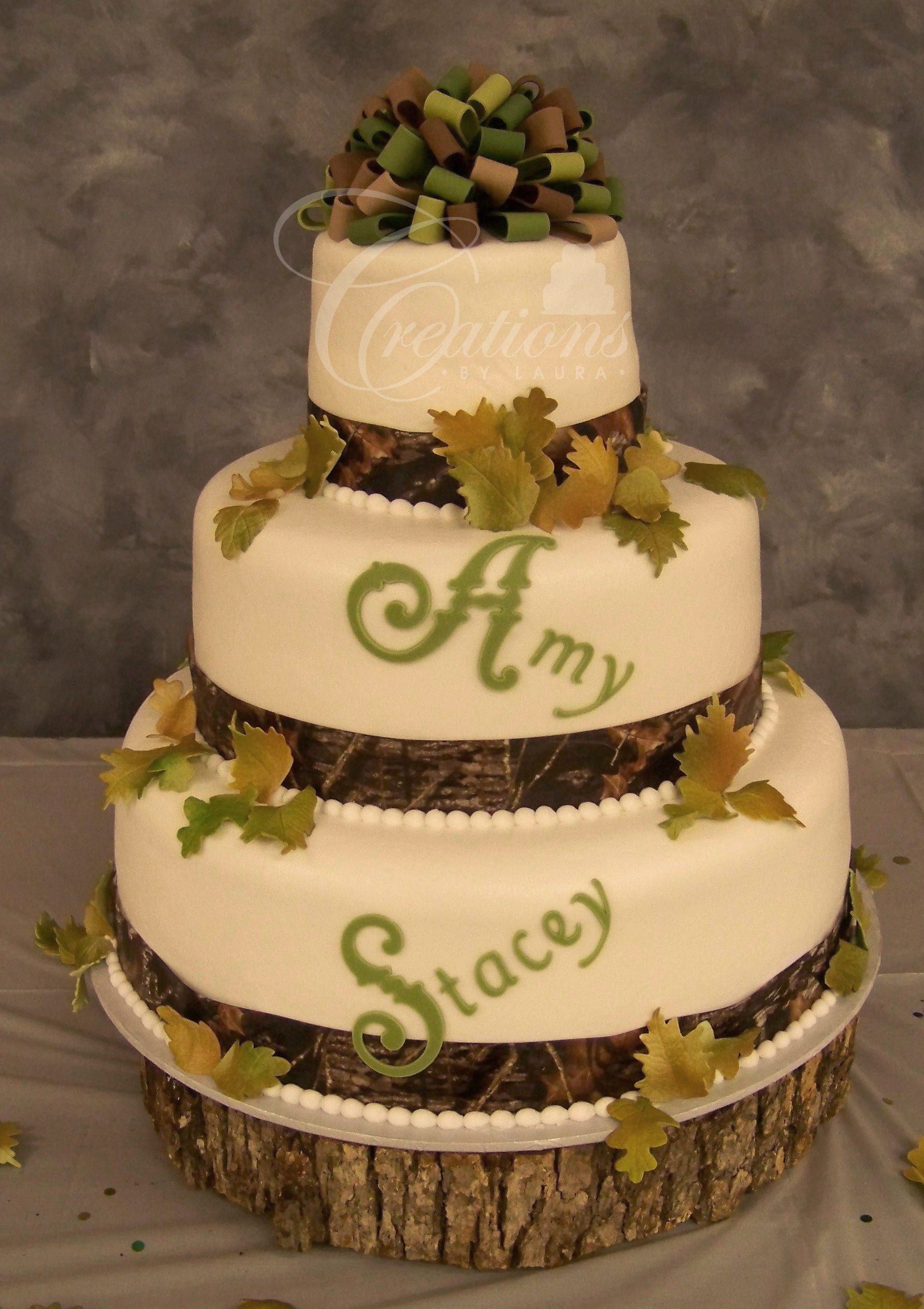 Camo Wedding Cake