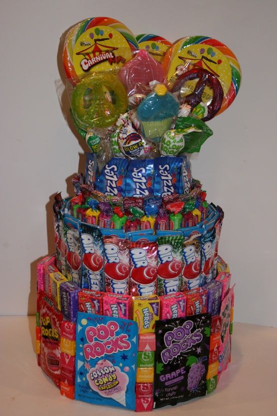 Candy Cake Centerpiece