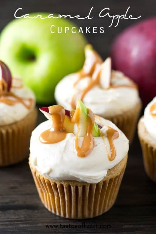 Caramel Apple Cupcakes