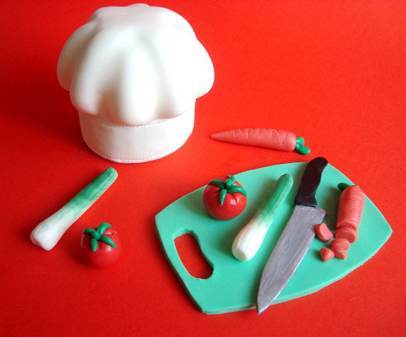 Chef Hat Fondant Cake Ideas