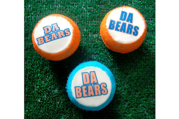 Chicago Bears Cupcakes