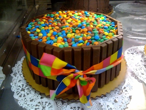 Chocolate Candy Birthday Cake