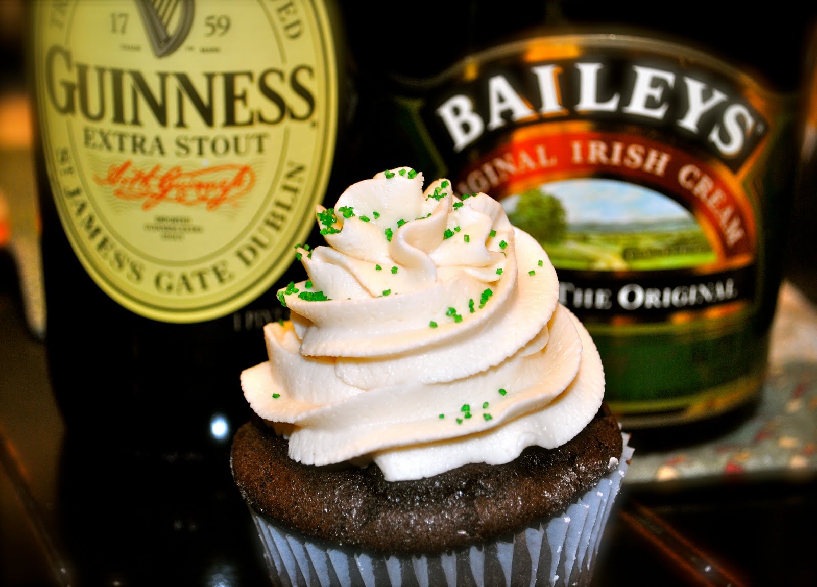 Chocolate Cupcakes with Alcohol