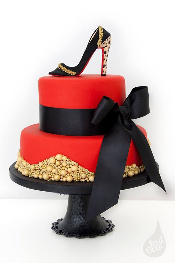 Christian Louboutin Shoe Birthday Cake