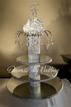 Crystal Wedding Cupcake Stands