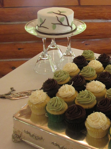 Cupcake Wedding Cakes Sage