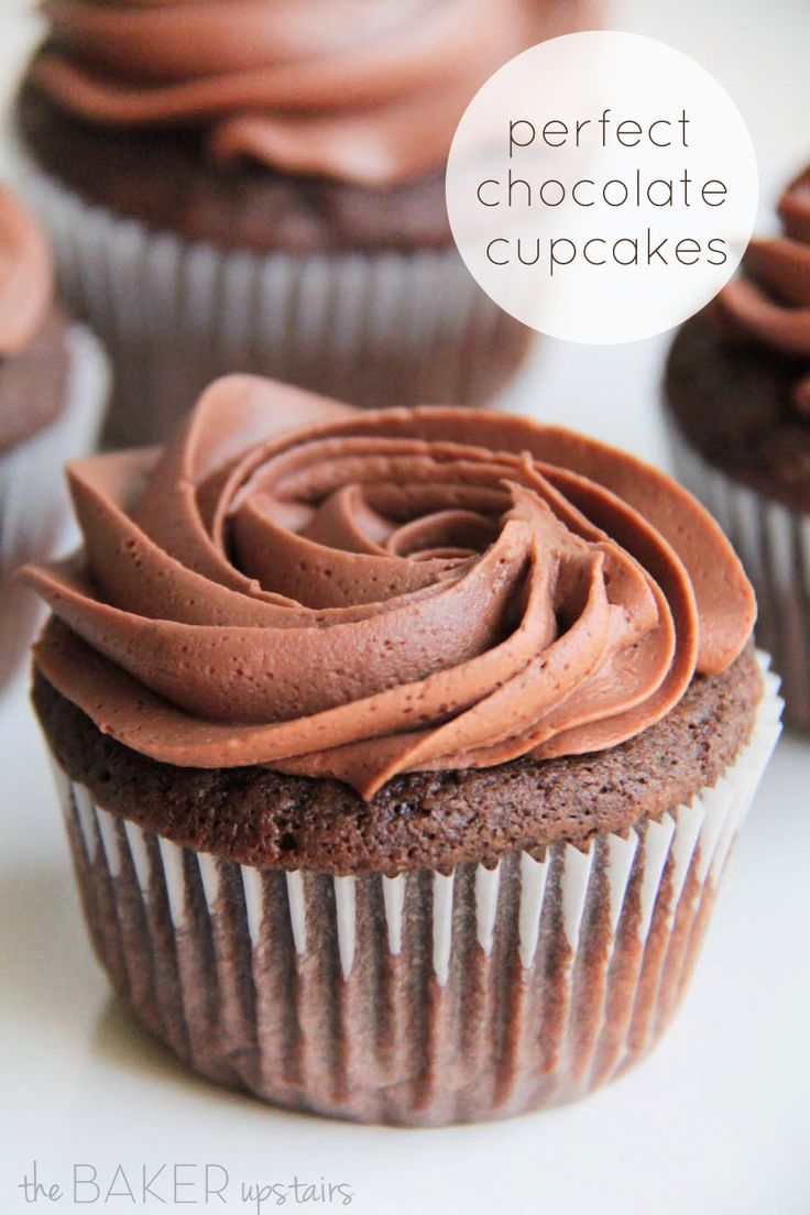 Cupcakes Chocolate Buttercream Frosting Cupcakes Chocolate Buttercream Frosting