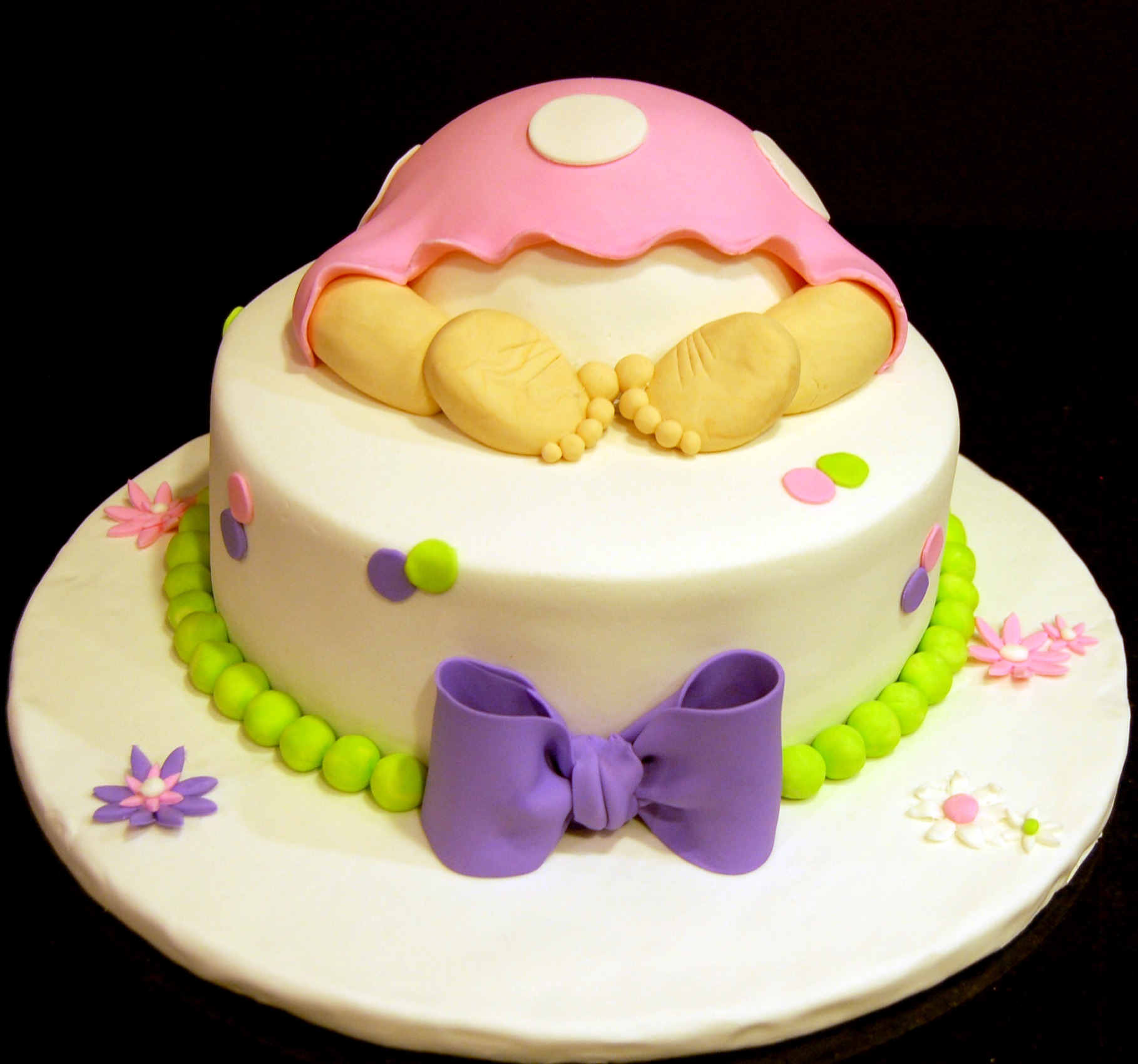 Cute Baby Shower Cake Cute Baby Shower Cake