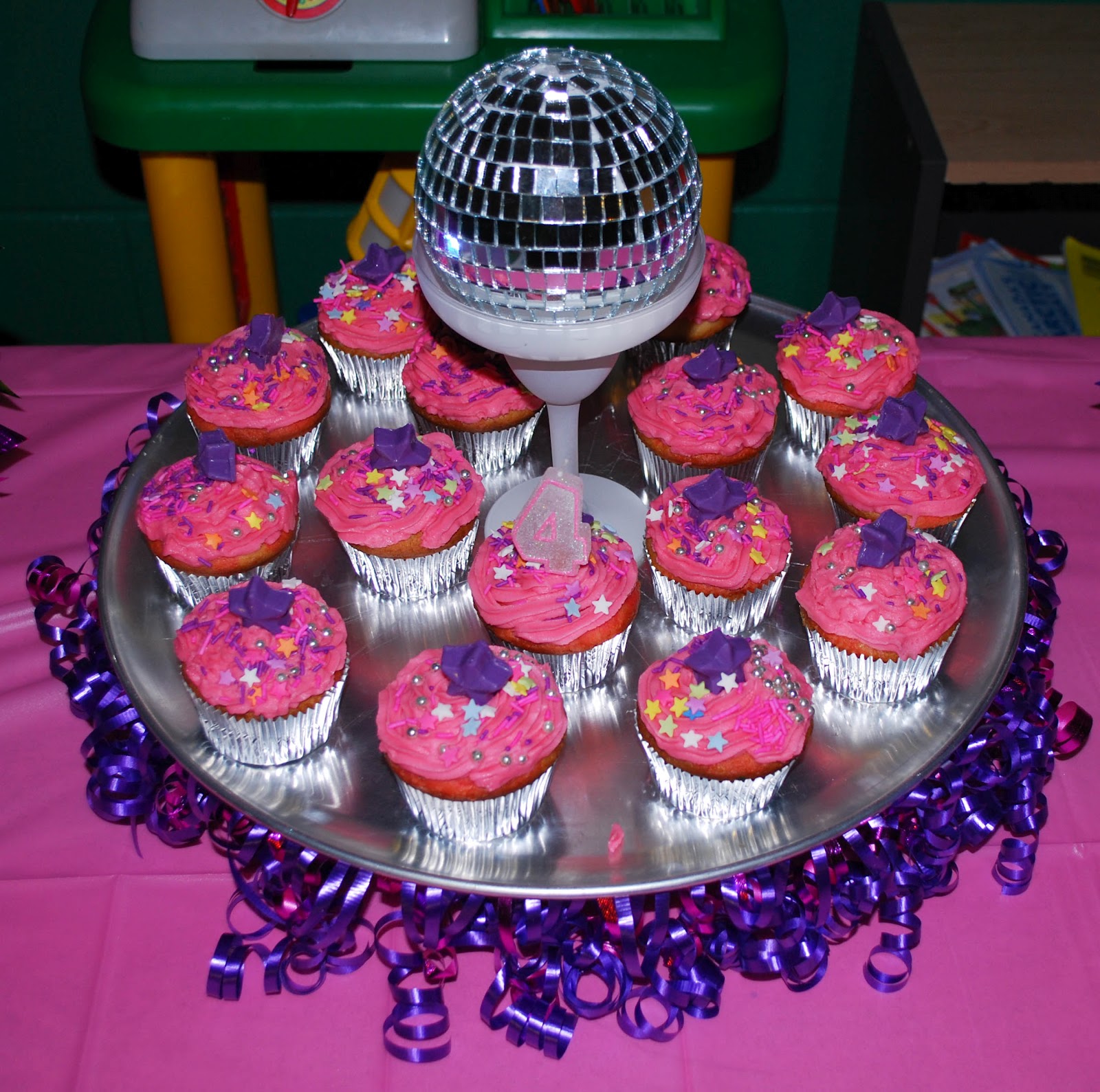 Disco Party Cupcake Ideas