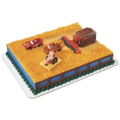 Disney Cars Tractor Tipping Cake