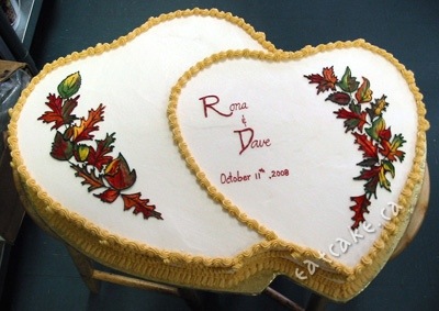 Double Heart Shaped Wedding Cakes Double Heart Shaped Wedding Cakes