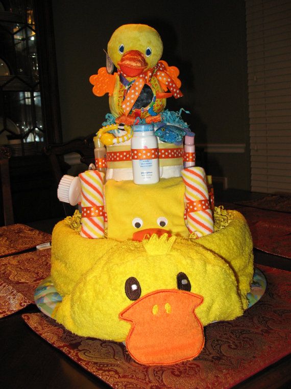 Duck Diaper Cake Duck Diaper Cake