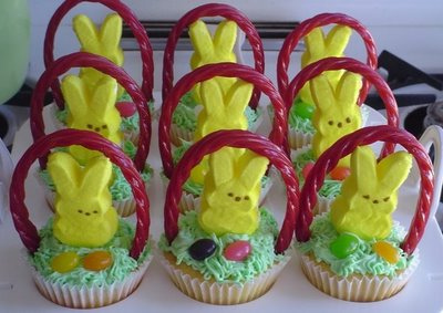 Easter Basket Cupcakes