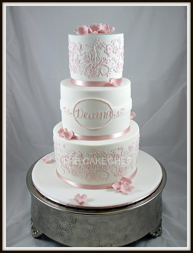 Elegant Christening Cakes for Girls