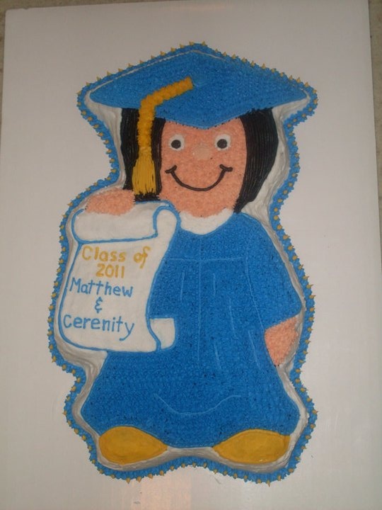 Elementary School Graduation Cake