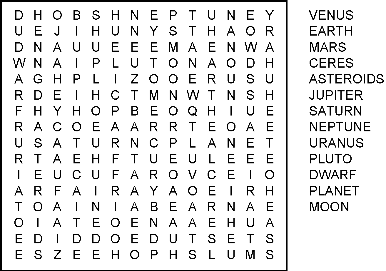 Find Word Search Puzzles