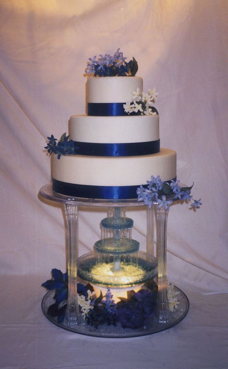 Fountain Wedding Cake