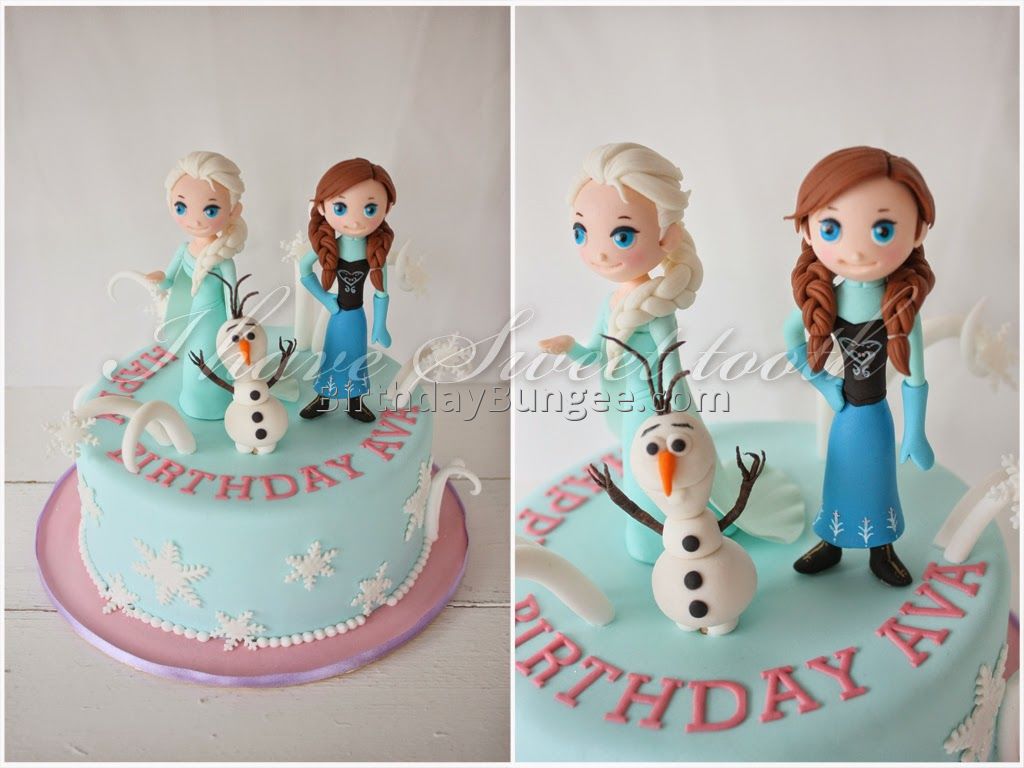 Frozen Birthday Cake