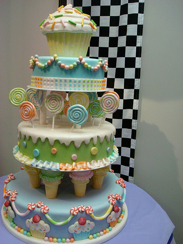 Fun Candy Birthday Cake