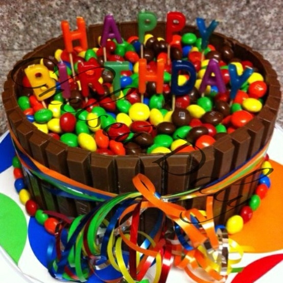 Fun Candy Birthday Cake