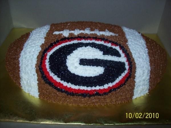 Georgia Bulldog Football Cake Georgia Bulldog Football Cake