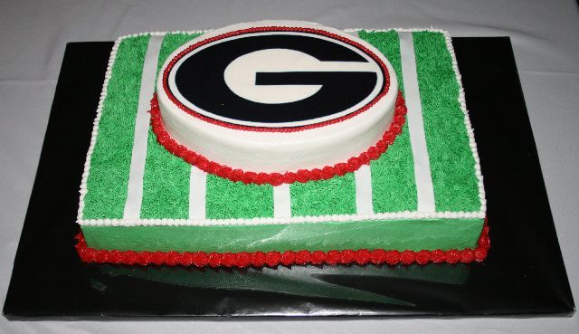 Georgia Bulldogs Birthday Cake