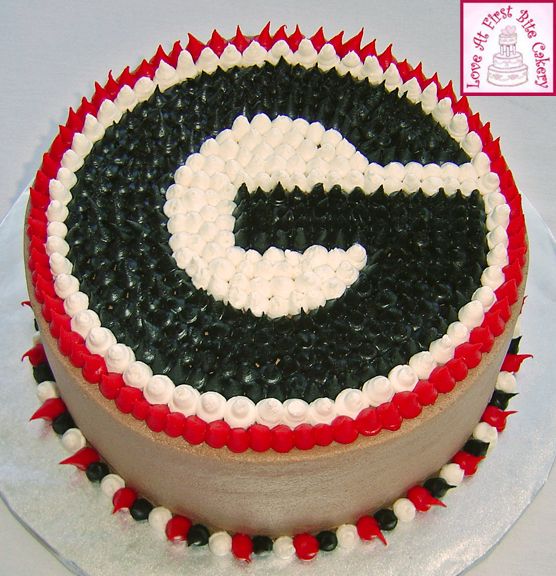 Georgia Bulldogs Birthday Cake