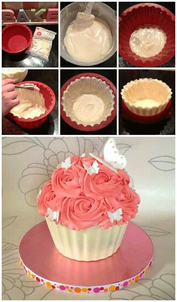 Giant Cupcake Cake Tutorial