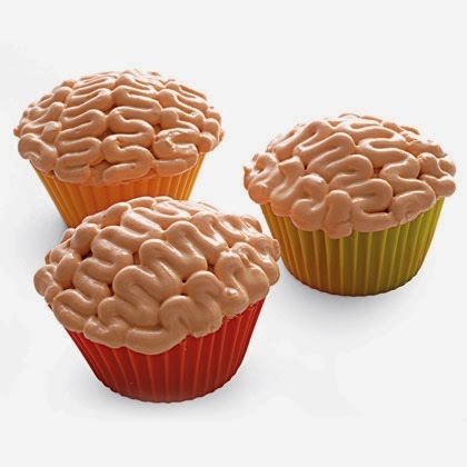 Halloween Brain Cupcakes Recipe