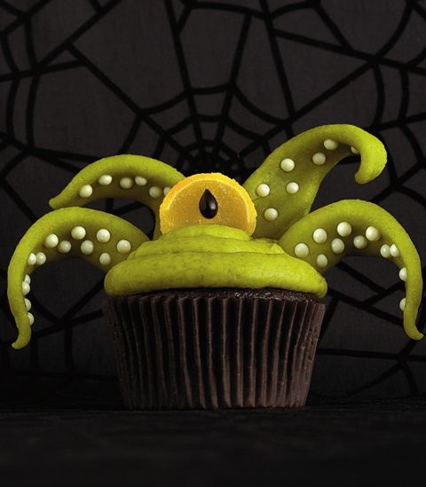 Halloween Monster Cupcakes