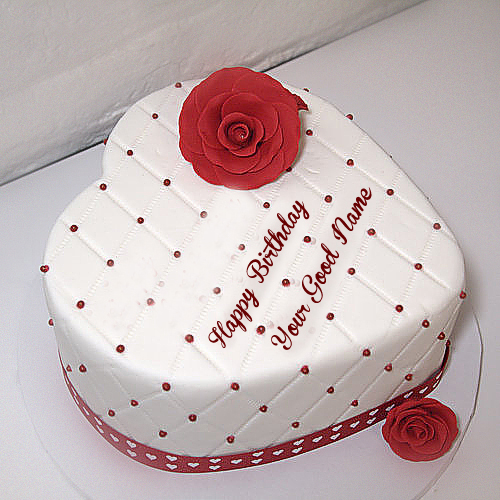 Happy Anniversary Cake with Name