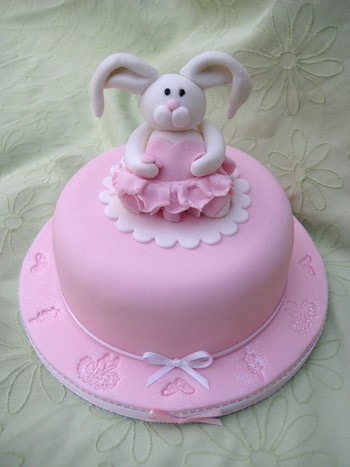 Happy Birthday Bunny Rabbit Cake