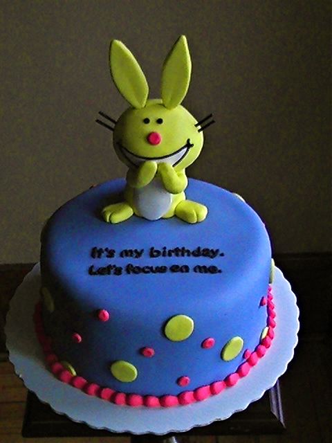 Happy Bunny Birthday Cake