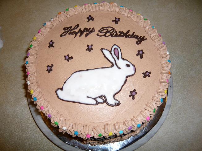 Happy Bunny Birthday Cake