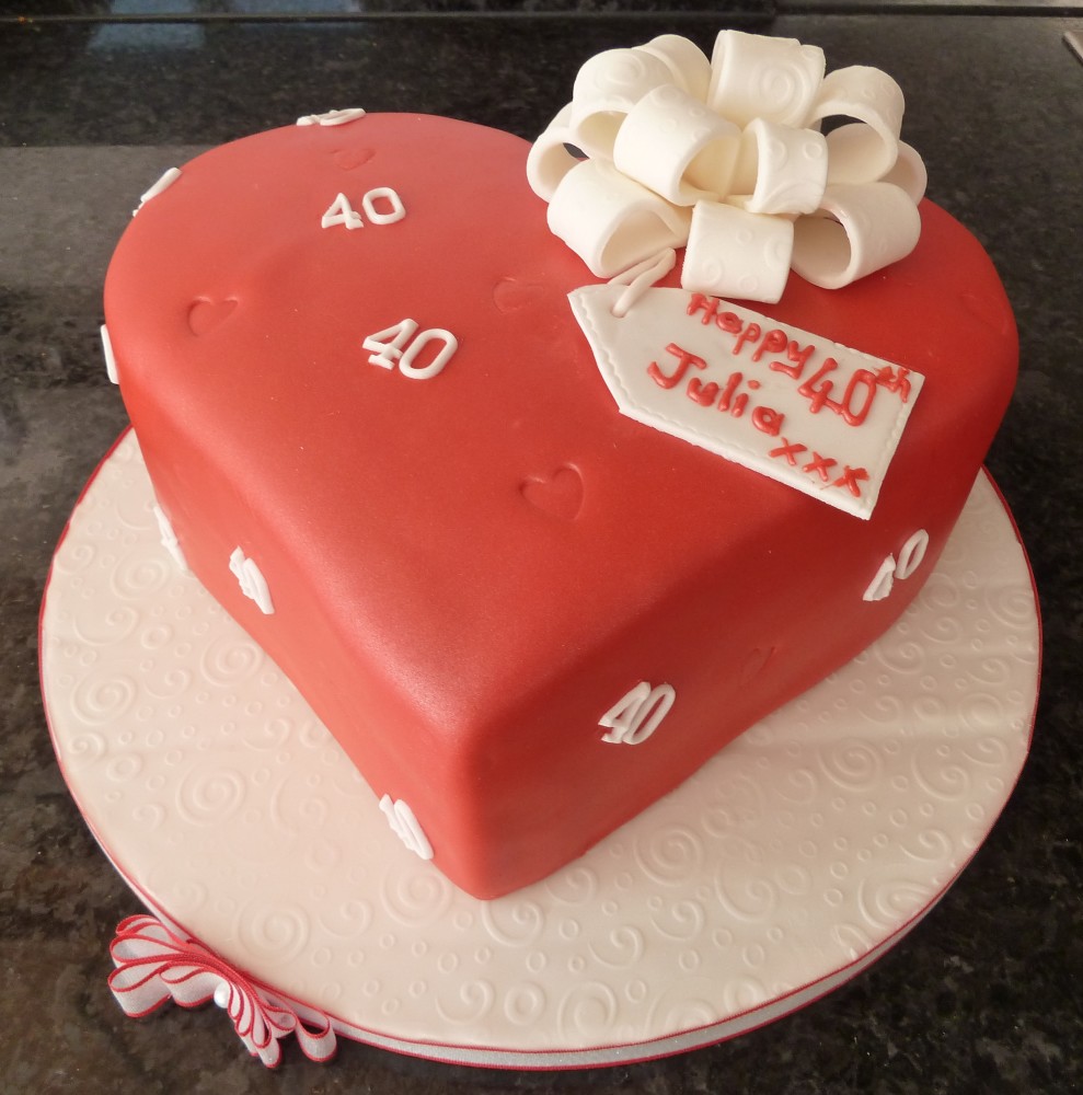 Heart Birthday Cake Heart Birthday Cake