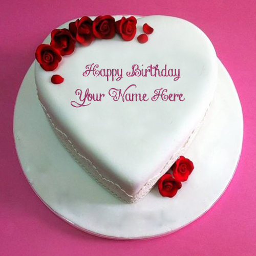 Heart Shaped Happy Birthday Cakes