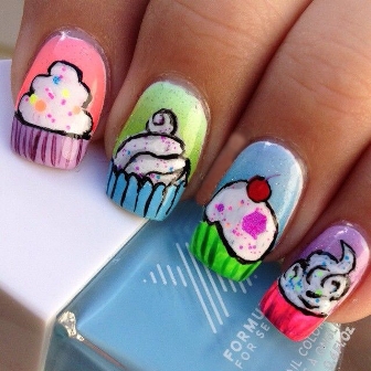 Ice Cream Nail Art Design Ice Cream Nail Art Design