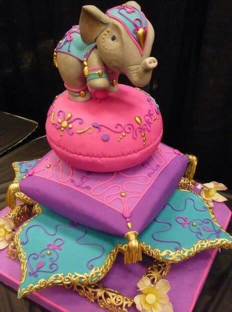 Indian Elephant Birthday Cake