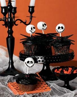 Jack Skeleton Halloween Cupcake Ideas