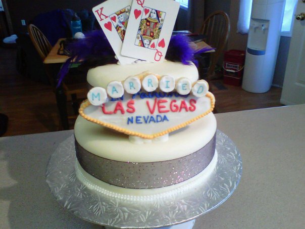 Las Vegas Shower Cake