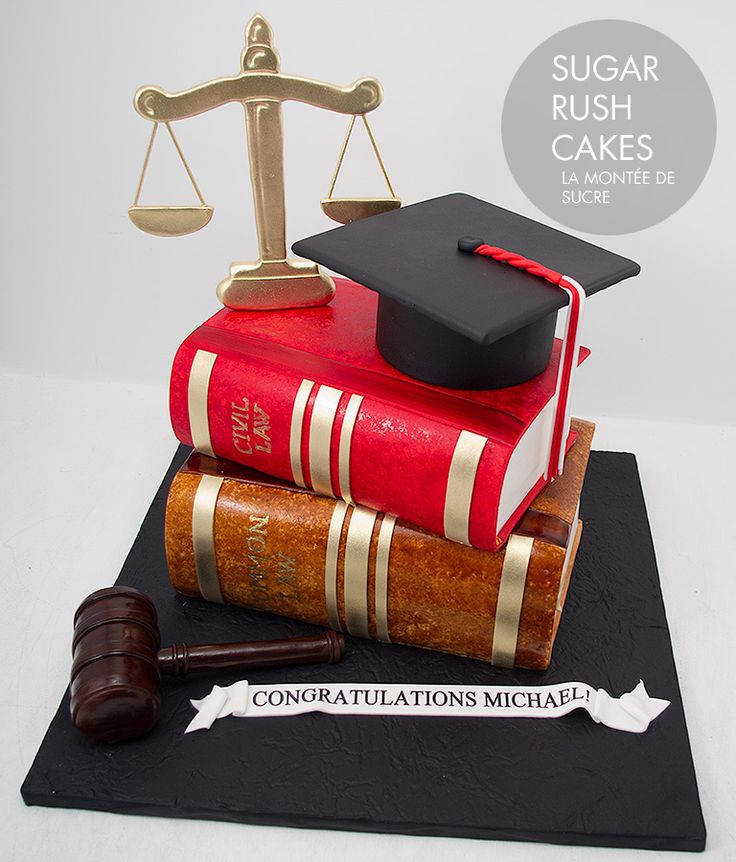 Law Graduation Cake