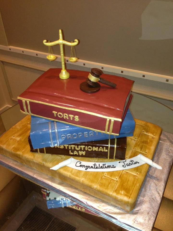 Law School Graduation Cake