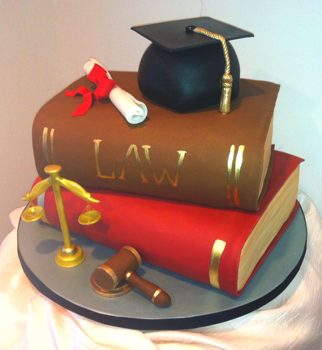 Law School Graduation Cake