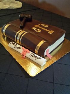 Law School Graduation Cake