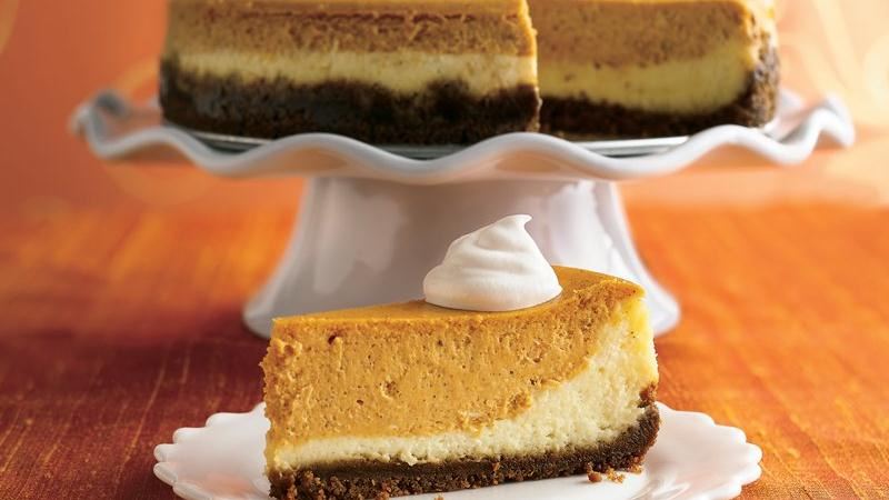 Layered Pumpkin Cheesecake Layered Pumpkin Cheesecake
