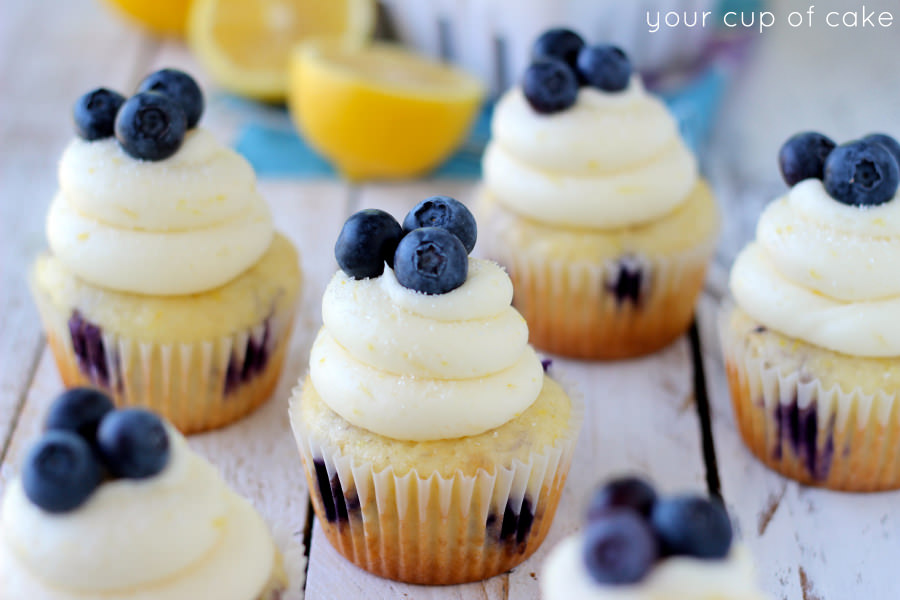 Lemon Blueberry Cupcakes Lemon Blueberry Cupcakes