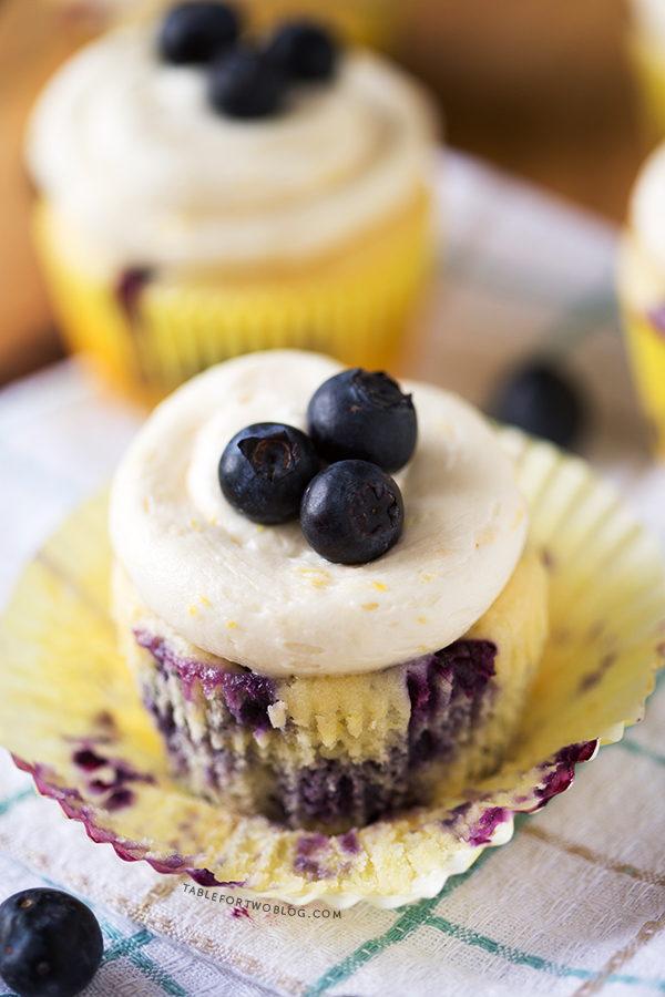 Lemon Blueberry Cupcakes