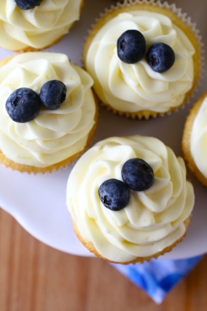 Lemon Blueberry Cupcakes