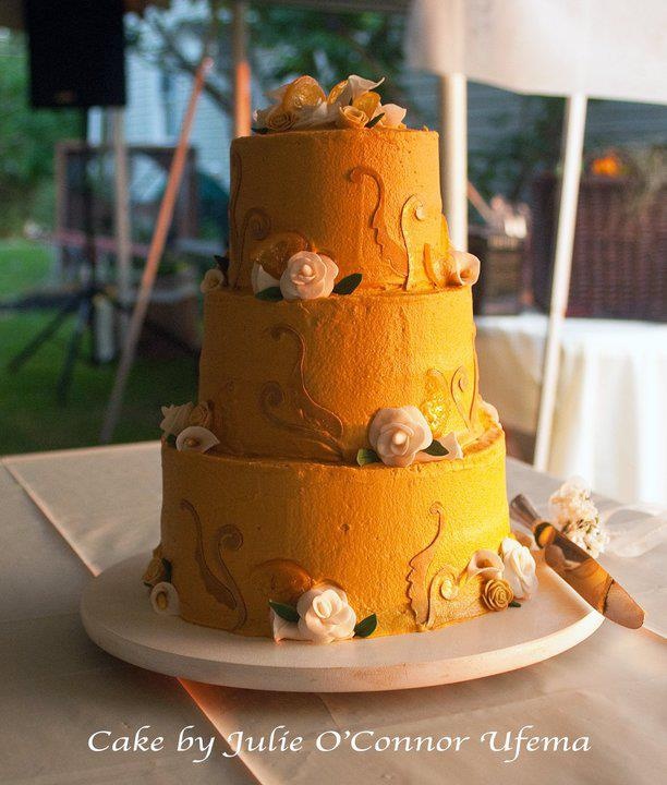 Lemon Themed Wedding Cake